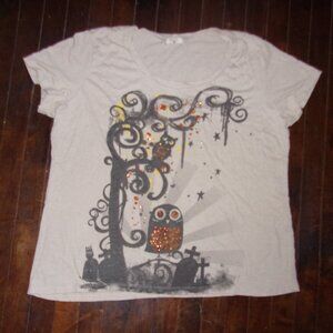 3x size three x womens shirt  tee halloween graphic t plus sized 3